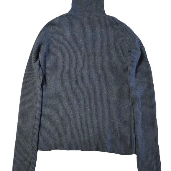 A.Giannetti Size Small Womens Black 100% Cashmere Turtle Neck Sweater - Picture 3 of 6